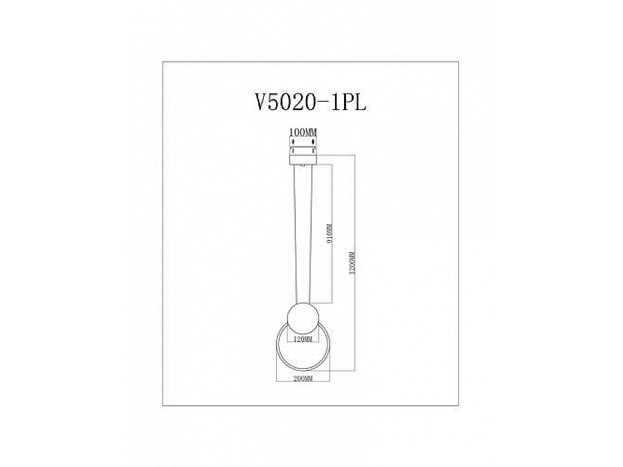 Светодиодный подвесной светильник Moderli V5020-1PL Yumi