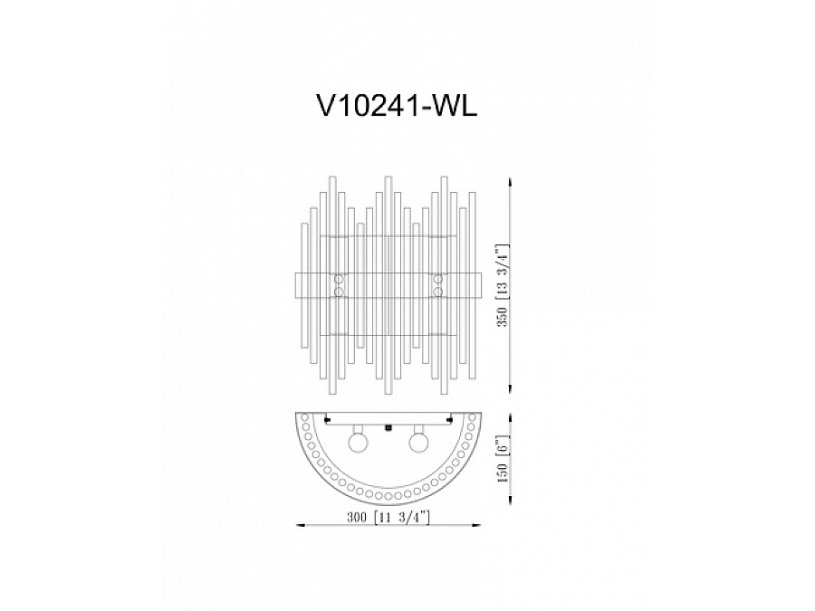 Светильник настенный Moderli V10241-WL Amily