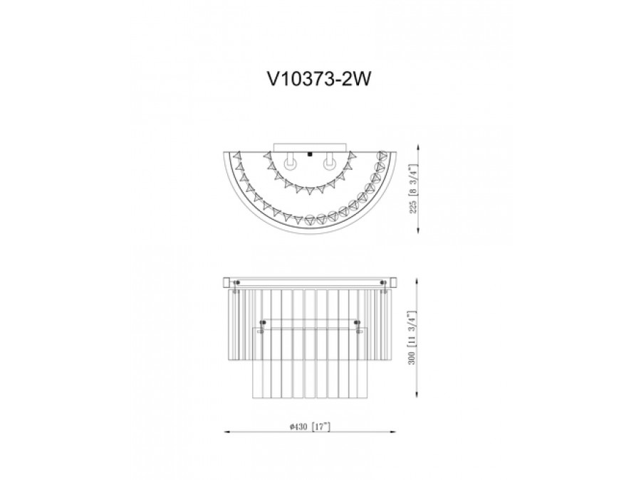 Светильник настенный Moderli V10373-2W Avista