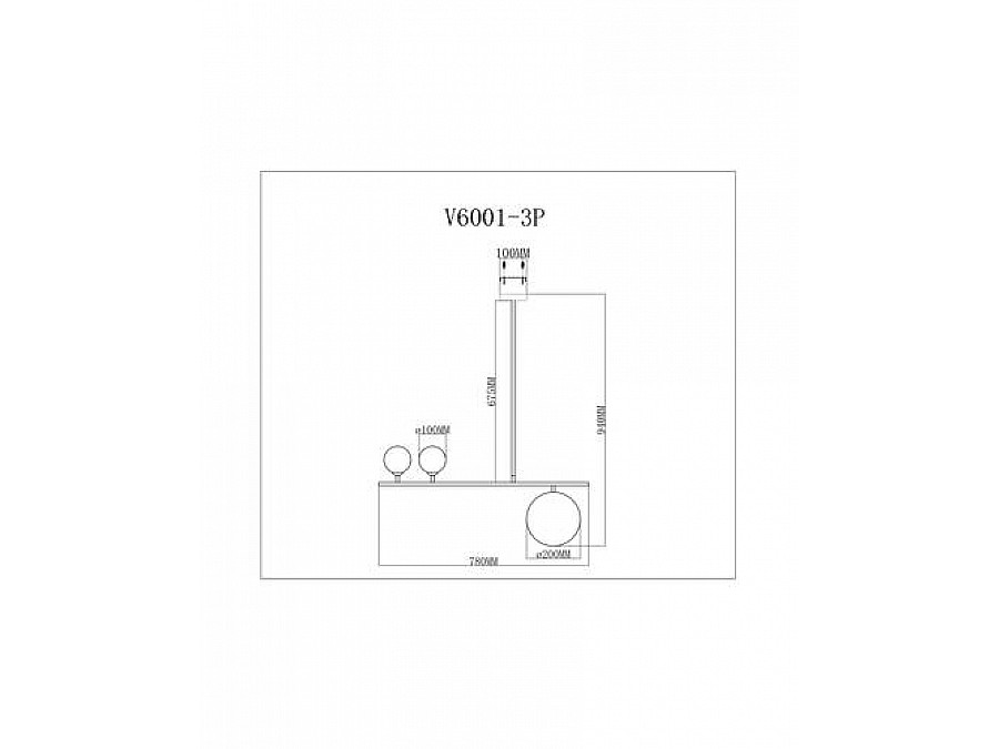 Подвесной светильник Moderli V6001-3P Sheman