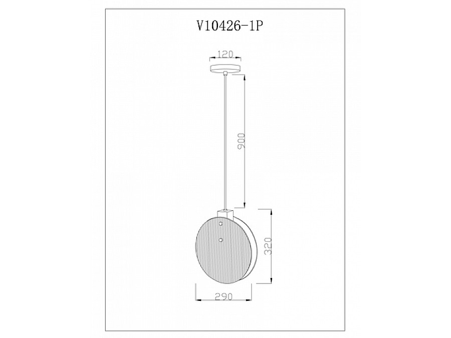 Светильник подвесной Moderli V10426-1P Bari