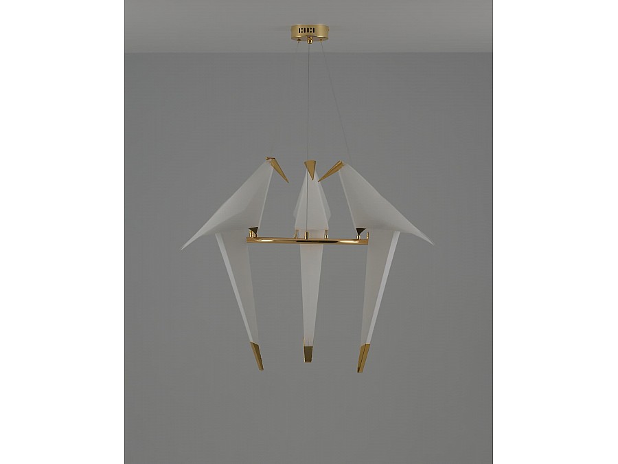 Подвесной светодиодный светильник Moderli V3071-3PL origami Birds 3*LED*6W