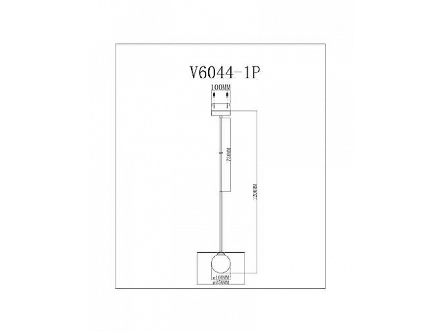 Подвесной светильник Moderli V6044-1P Scrumbel