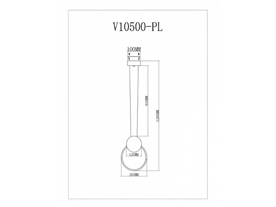 Светодиодный подвесной светильник Moderli V10500-PL Store