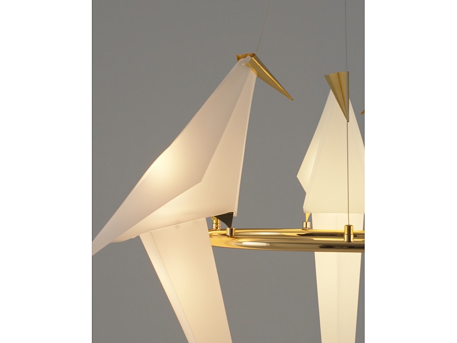 Подвесной светодиодный светильник Moderli V3071-3PL origami Birds 3*LED*6W