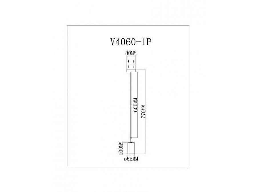 Подвесной светильник Moderli V4060-1P Section