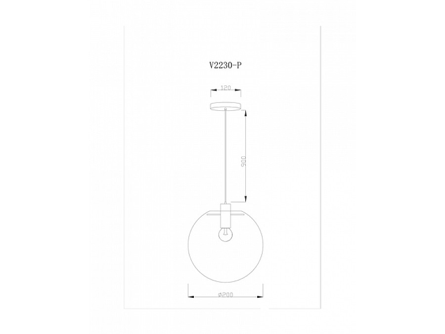 Подвесной светильник Moderli V2230-P Aurora 1*E27*60W