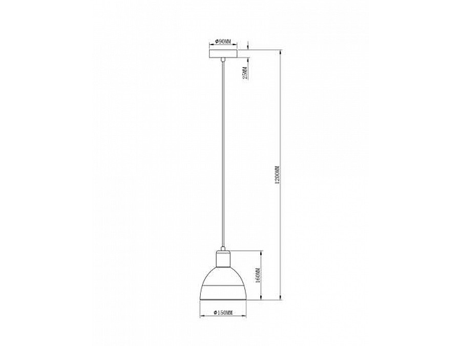Подвесной светильник Moderli V2710-1P Irene 1*E27*60W