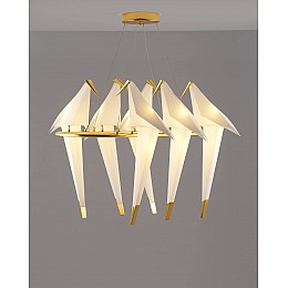 Подвесной светодиодный светильник Moderli V3073-6PL origami Birds 6*LED*6W