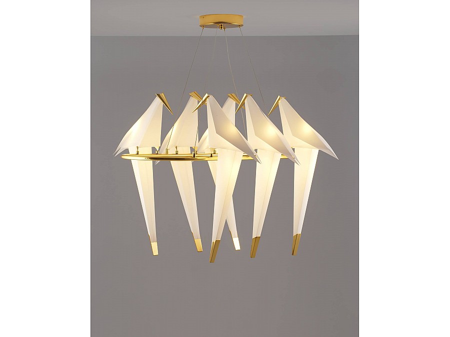 Подвесной светодиодный светильник Moderli V3073-6PL origami Birds 6*LED*6W