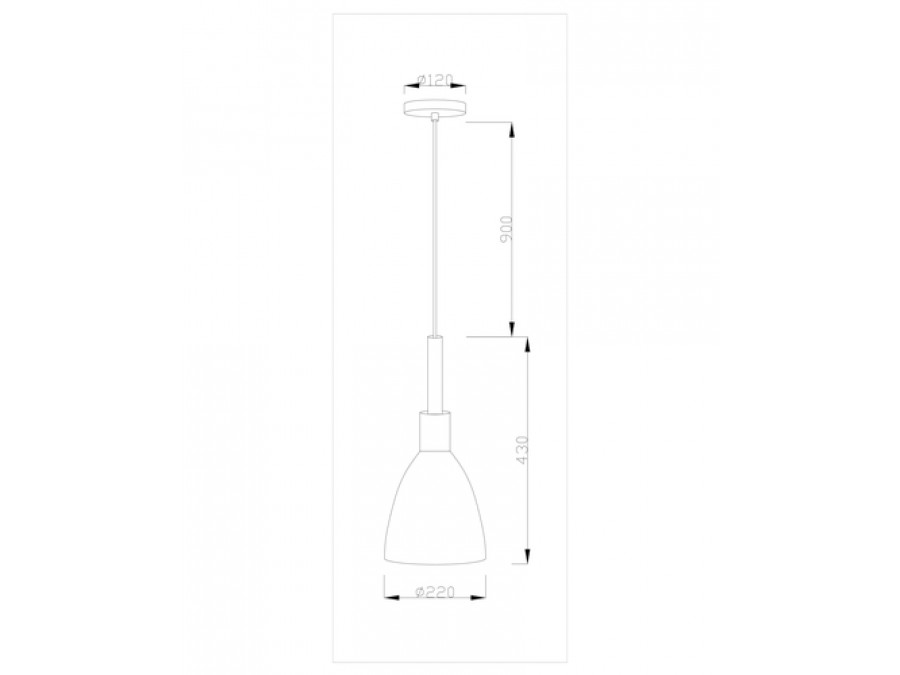 Подвесной светильник Moderli V1281-1P Toni 1*E27*60W