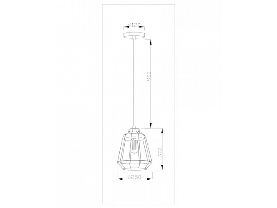 Подвесной светильник Moderli V1370-1P Hozy 1*E27*60W