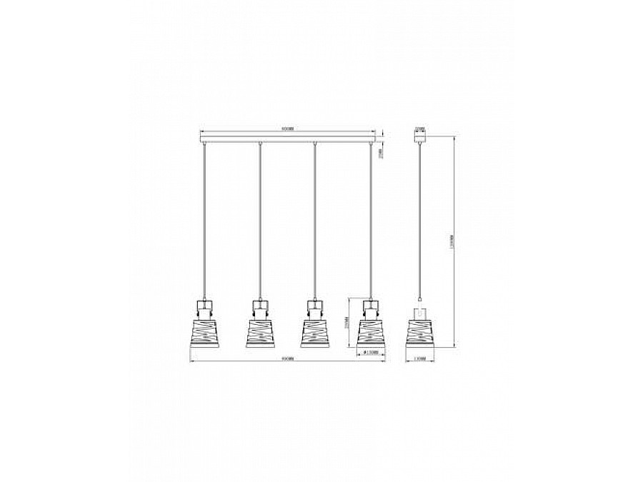 Подвесной светильник Moderli V3021-4P Katherine 4*E27*60W