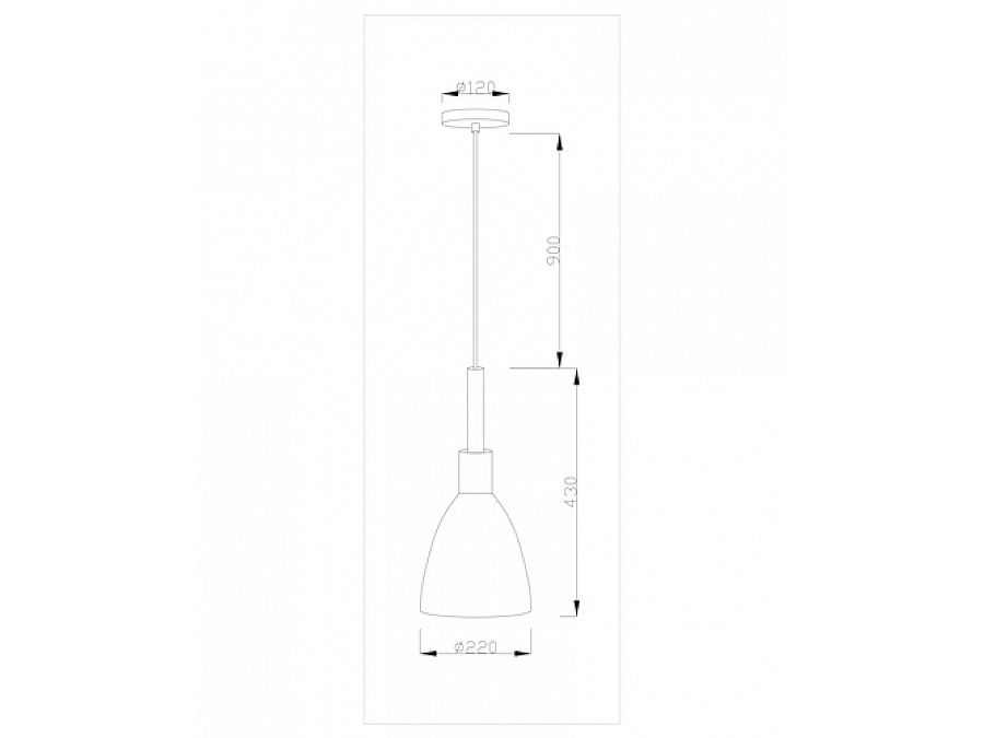 Подвесной светильник Moderli V1283-1P Toni 1*E27*60W