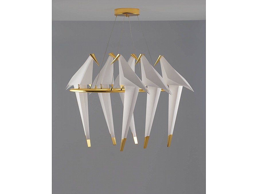 Подвесной светодиодный светильник Moderli V3073-6PL origami Birds 6*LED*6W