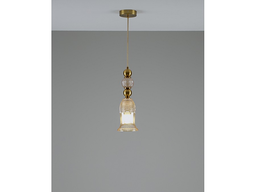 Светильник подвесной Moderli V10907-P Glassy