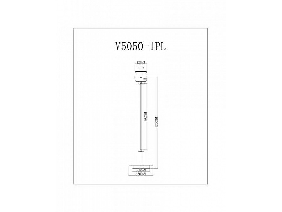 Светодиодный подвесной светильник Moderli V5050-1PL Solumn