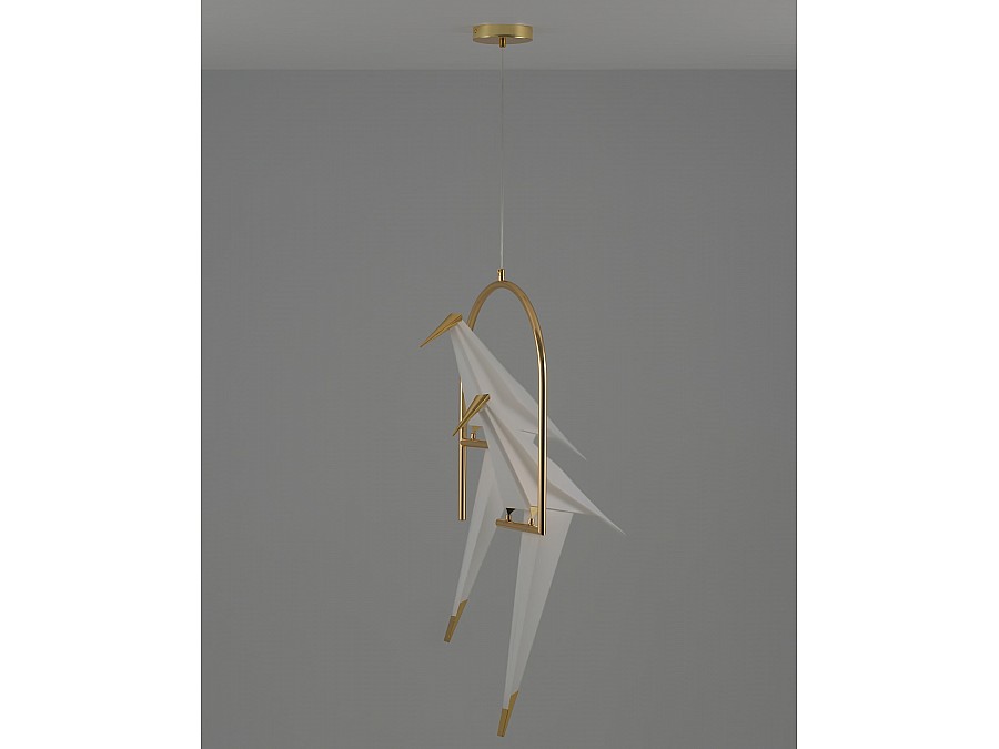 Подвесной светодиодный светильник Moderli V3071-2PL origami Birds 2*LED*6W