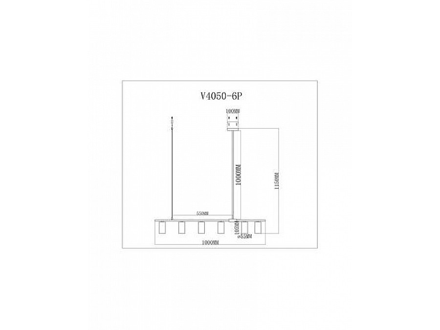 Подвесной светильник Moderli V4050-6P Kristen