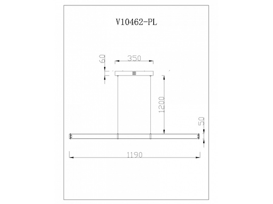 Светильник подвесной светодиодный Moderli V10462-PL Varese