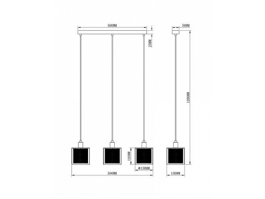 Подвесной светильник Moderli V2872-3P Suspent 3*E14*40W
