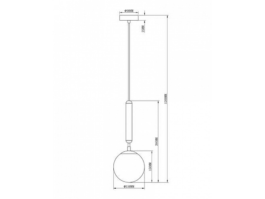 Подвесной светильник Moderli V2850-1P Host 1*E14*40W