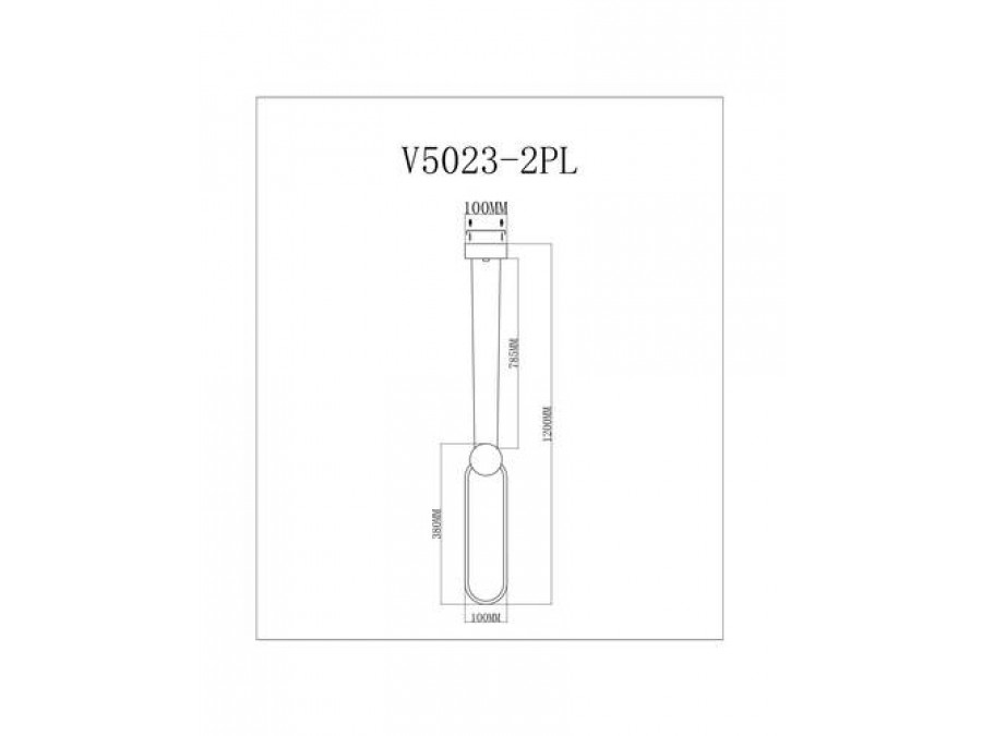 Светодиодный подвесной светильник Moderli V5023-2PL Store