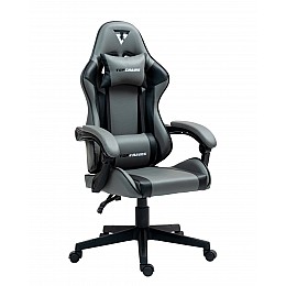 Кресло спортивное TopChairs Commander серо-черный