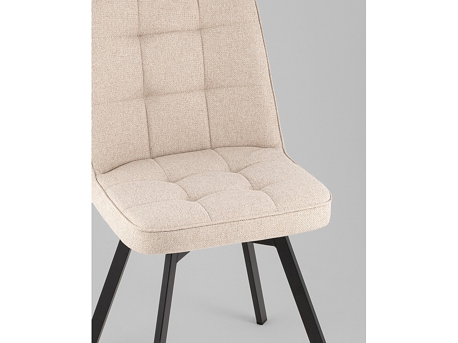 Стул Pleid вращающийся кремовый 2 шт.