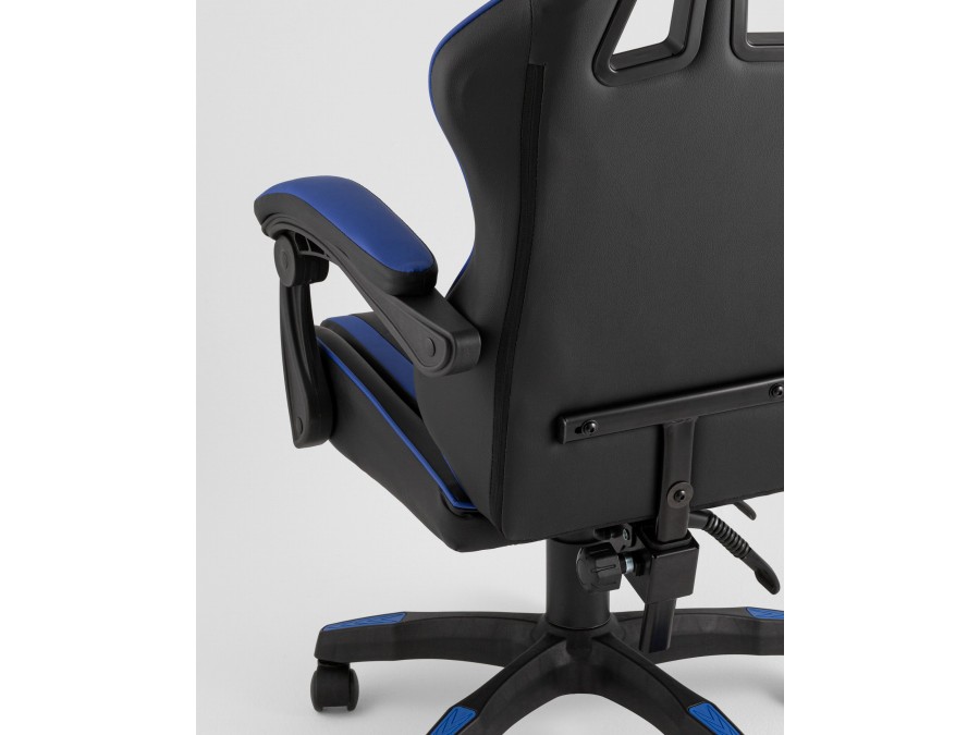 Кресло спортивное TopChairs Shadow черно-синий