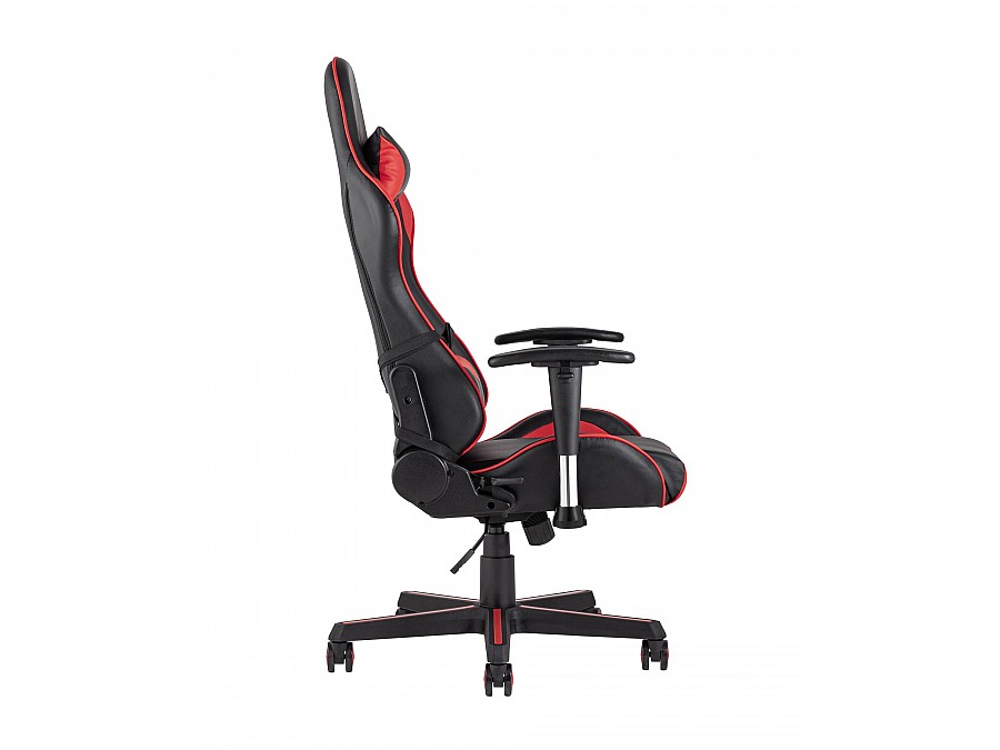 Кресло игровое TopChairs Racer черно-красное