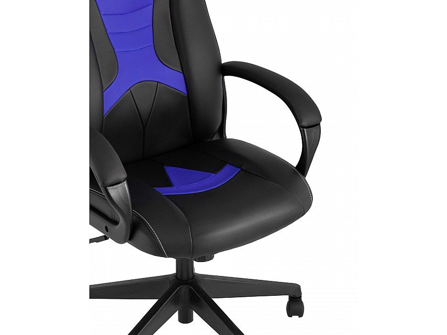 Кресло игровое TopChairs ST-CYBER 8 черный/синий