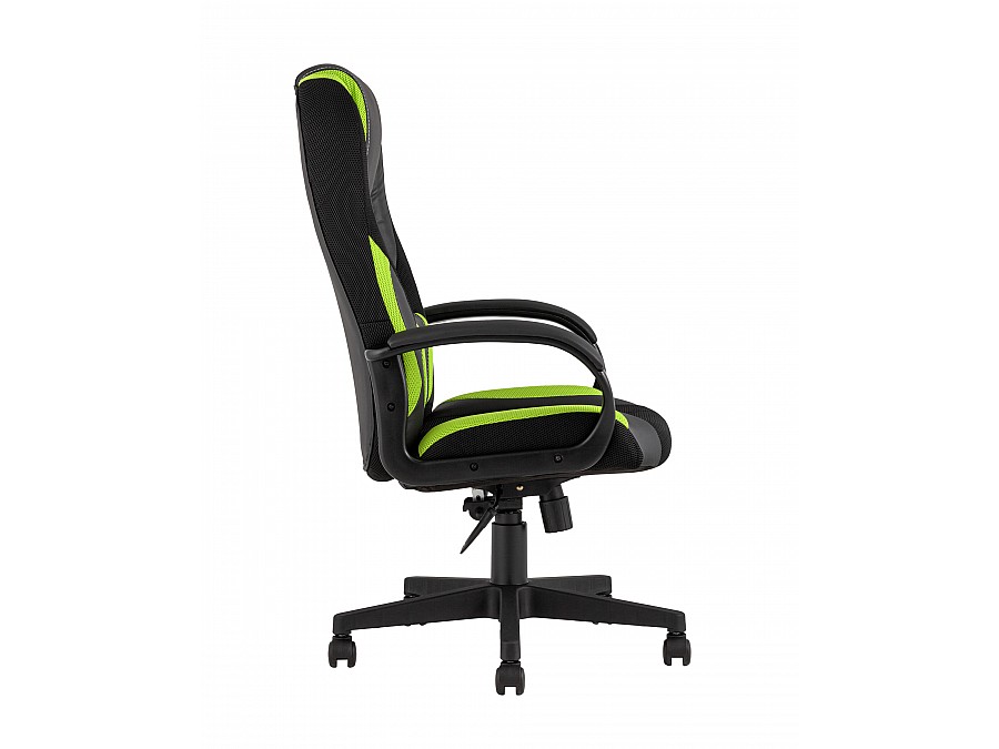 Кресло игровое TopChairs ST-CYBER 9 черный/зеленый