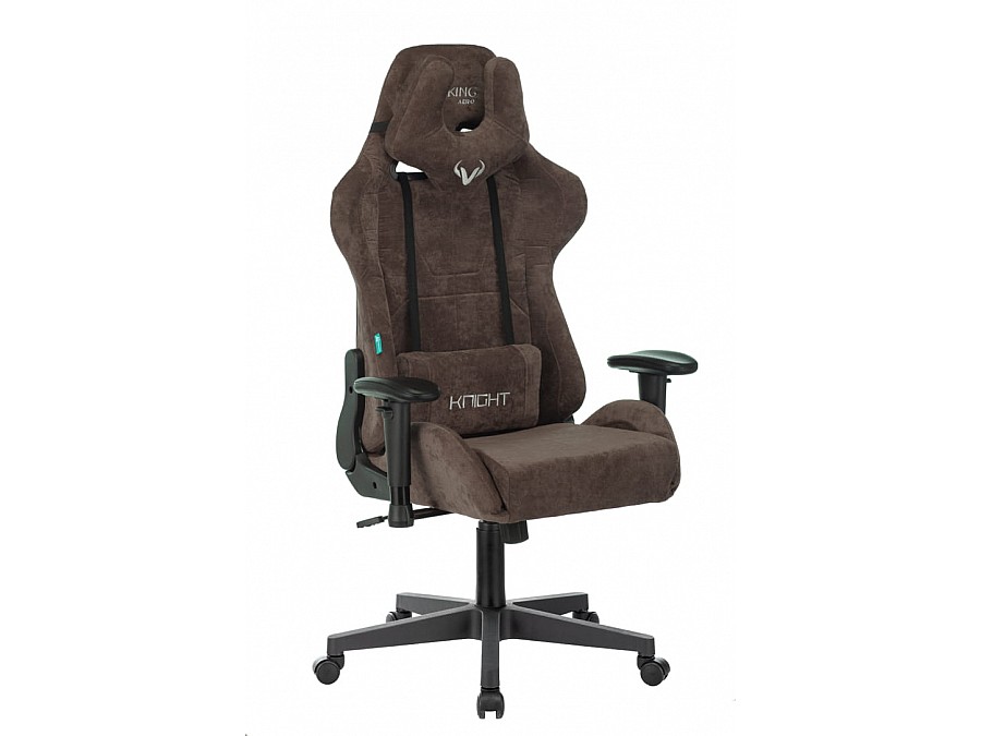 Кресло игровое Бюрократ VIKING KNIGHT LT10 FABRIC коричневый