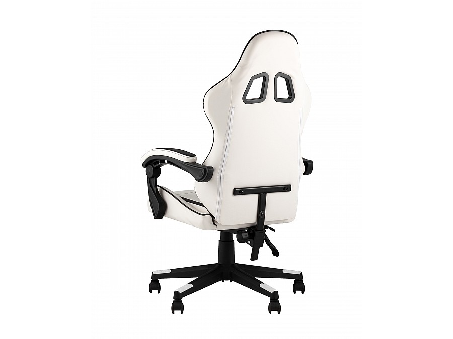 Кресло спортивное TopChairs Shadow бело-черный