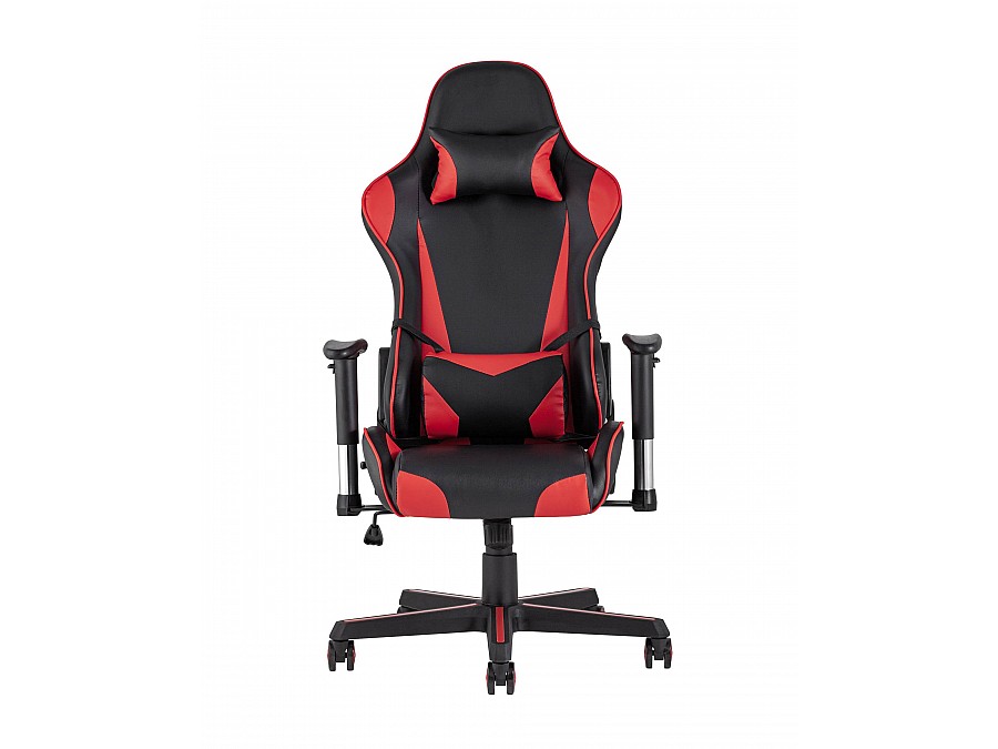 Кресло игровое TopChairs Racer черно-красное