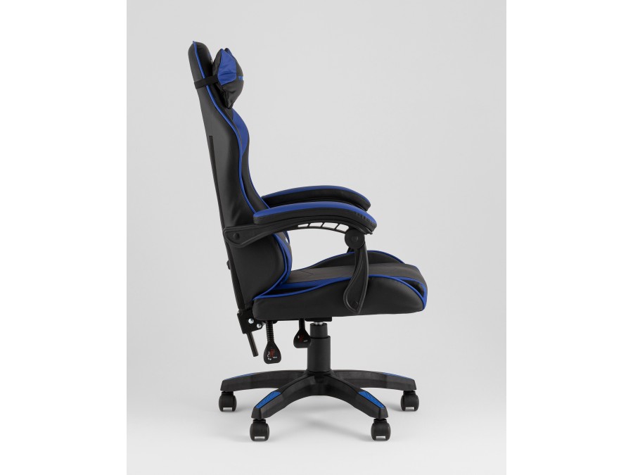 Кресло спортивное TopChairs Shadow черно-синий