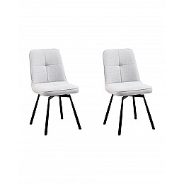 Стул Boun вращающийся серый 2 шт.