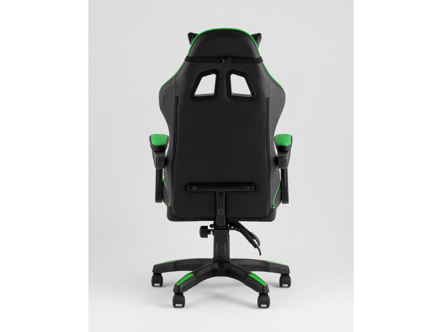 Кресло спортивное TopChairs Shadow черно-зеленый