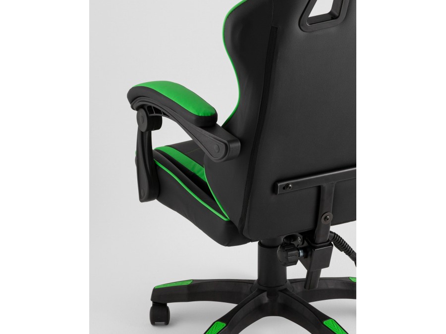 Кресло спортивное TopChairs Shadow черно-зеленый