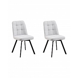 Стул Pleid вращающийся серый 2 шт.