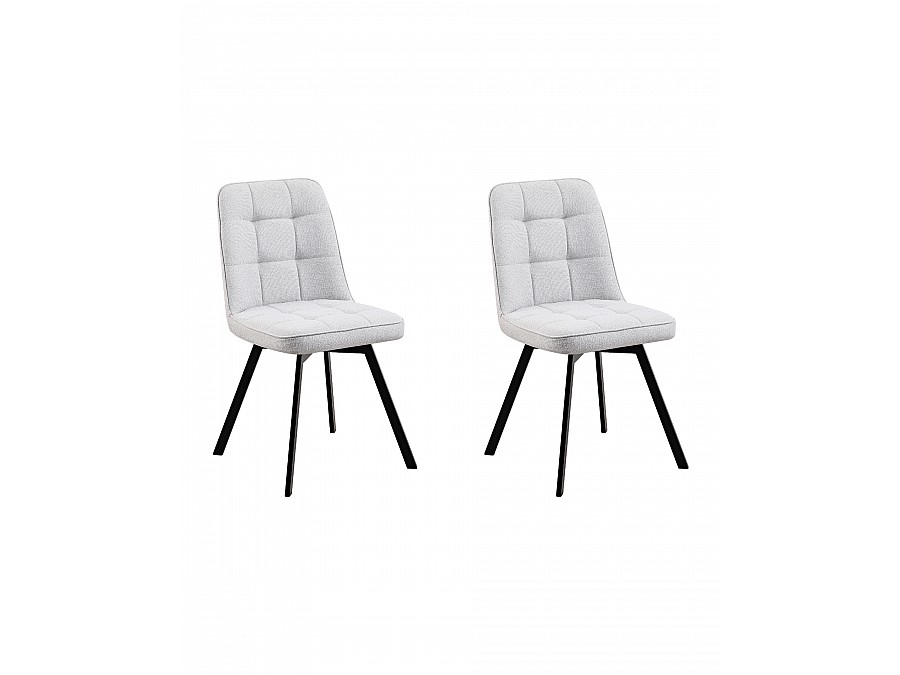 Стул Pleid вращающийся серый 2 шт.