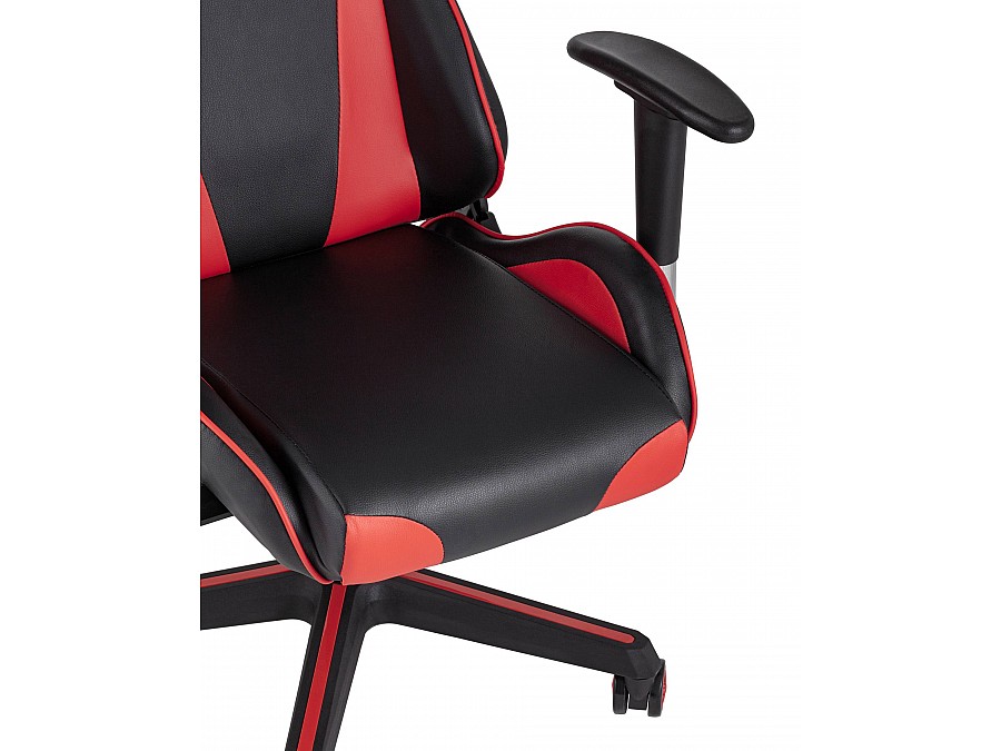Кресло игровое TopChairs Racer черно-красное