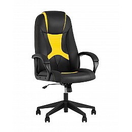Кресло игровое TopChairs ST-CYBER 8 черный/желтый