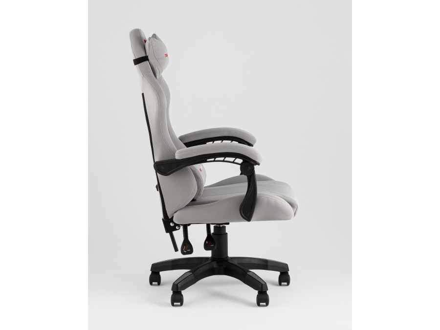 Кресло спортивное TopChairs Druid серый ткань