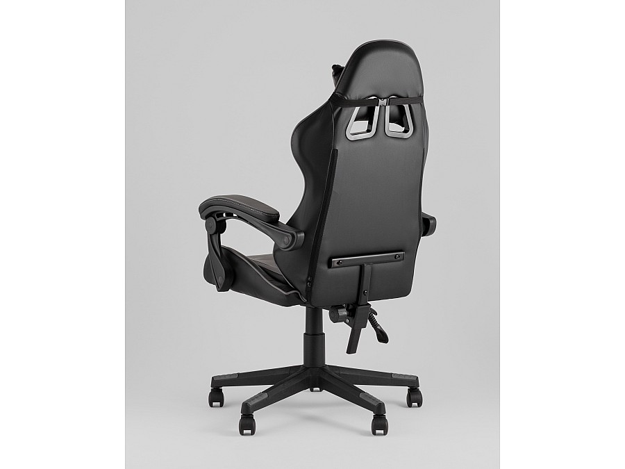 Кресло спортивное TopChairs Shadow черно-серый