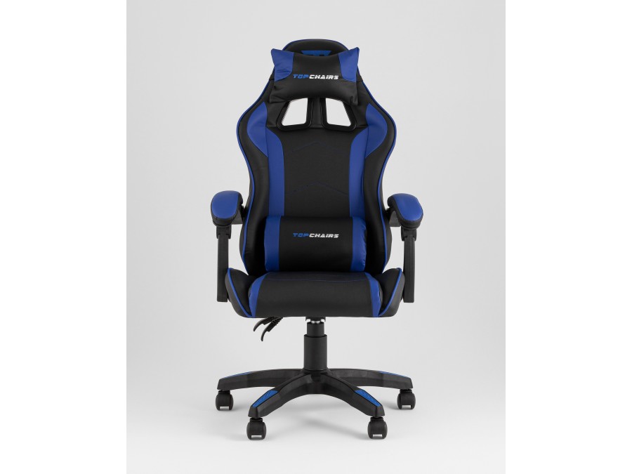 Кресло спортивное TopChairs Shadow черно-синий