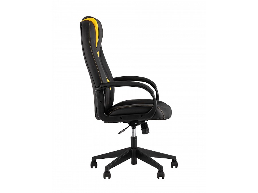 Кресло игровое TopChairs ST-CYBER 8 черный/желтый