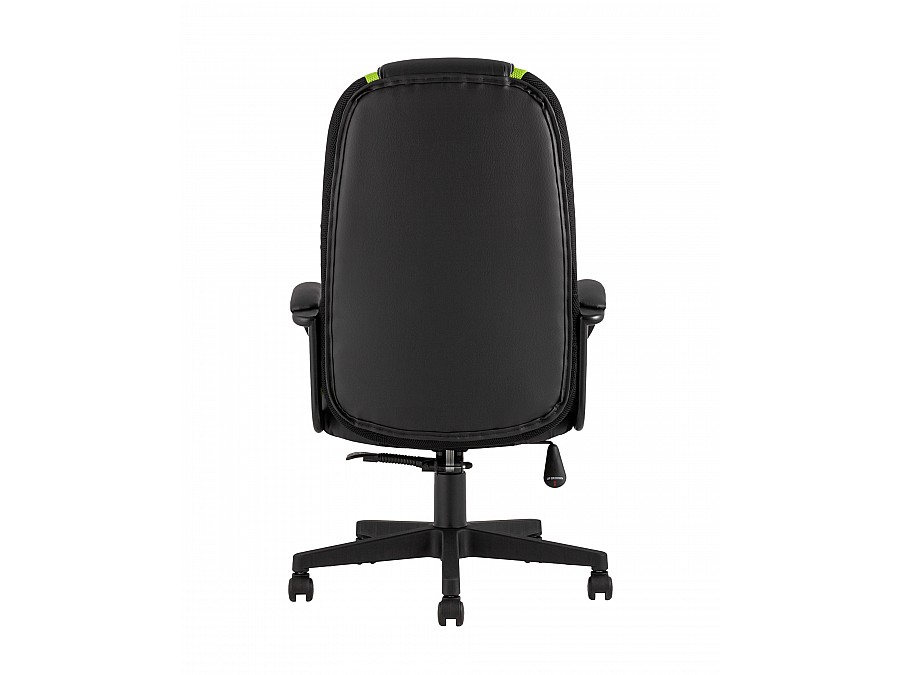 Кресло игровое TopChairs ST-CYBER 9 черный/зеленый