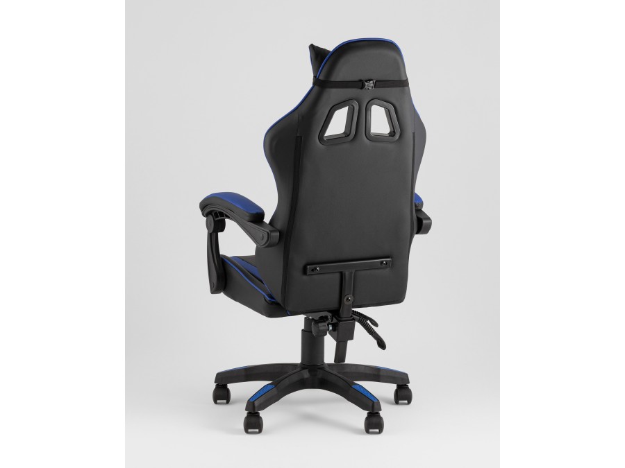 Кресло спортивное TopChairs Shadow черно-синий